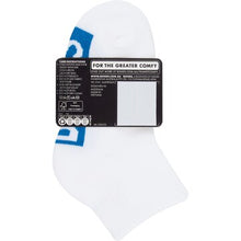 Bonds Kids Sport 1/4 Socks Size 9-12 Assorted 3 pack