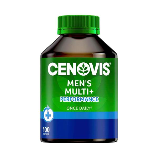 CENOVIS ONCE DAILY MEN'S MULTI+  PERFORMANCE CAPSULES 100 PACK