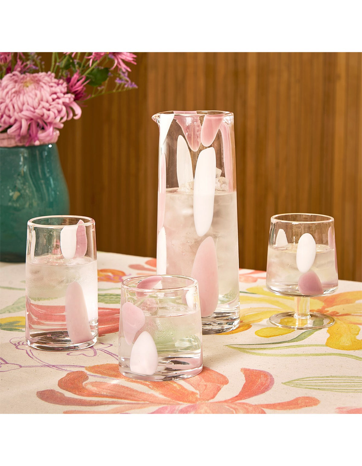 Camille Set of 4 Goblets 310ml Blush