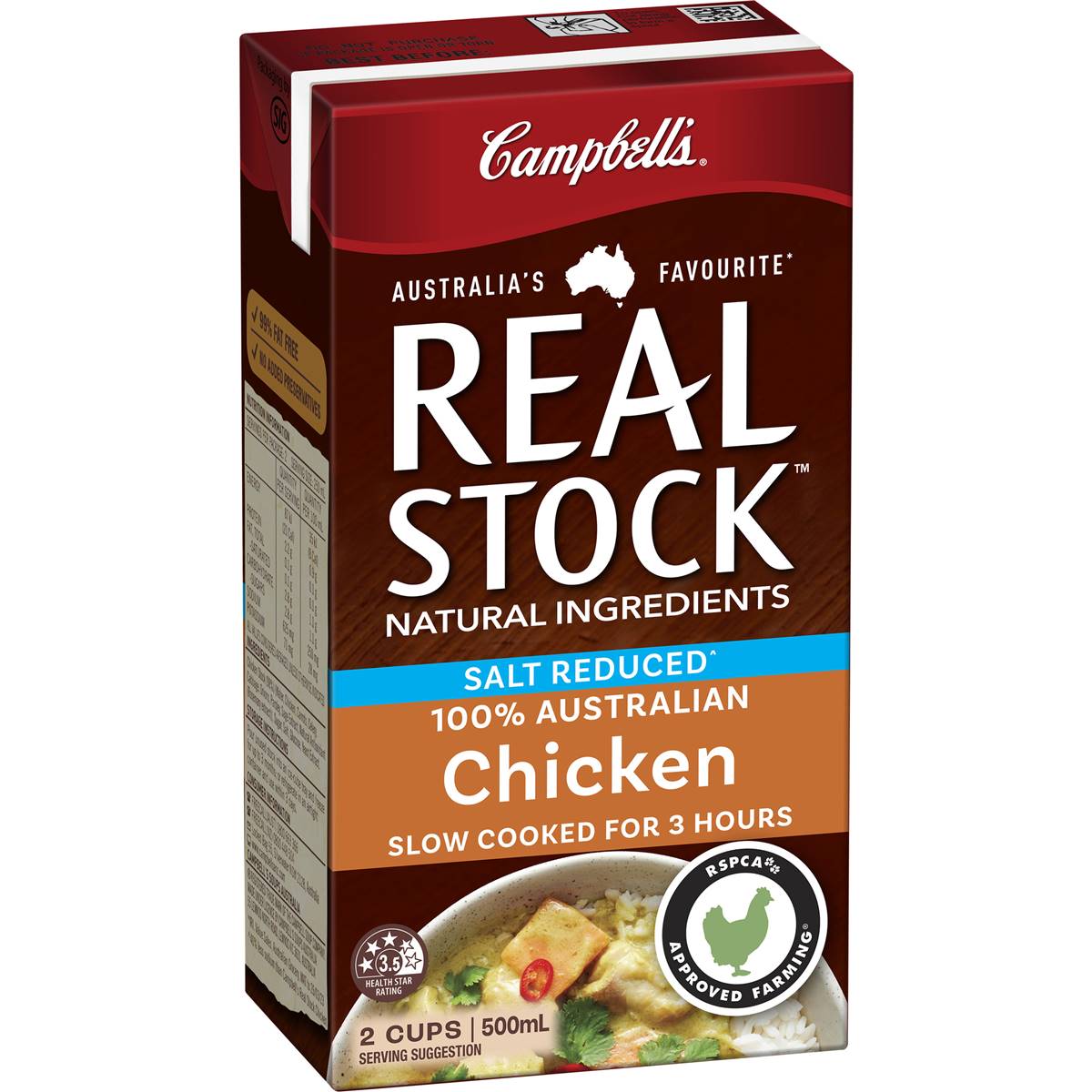 Campbell's Real Stock Chicken Salt Reduced Liquid Stock 500ml