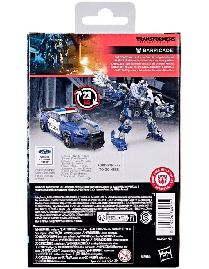 The Last Knight Deluxe Class Barricade