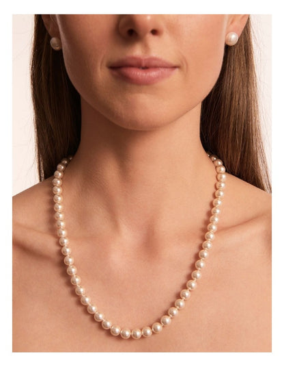 Essential White 8mm Pearl Necklace