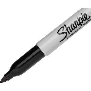 Sharpie Permanent Marker Pens Fine Point Black 2 pack