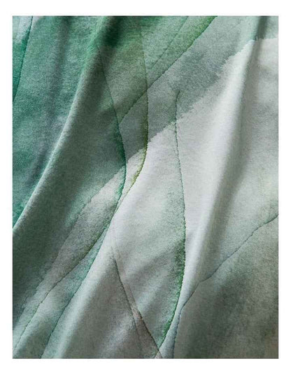 Yarrin Bamboo Cotton Quilt Cover Set in Greens