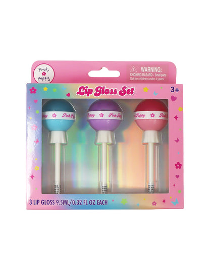 Lollypop Lip Gloss 3 Piece Gift Set