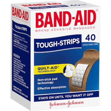 Band-Aid Tough Strips Brand 40 pack