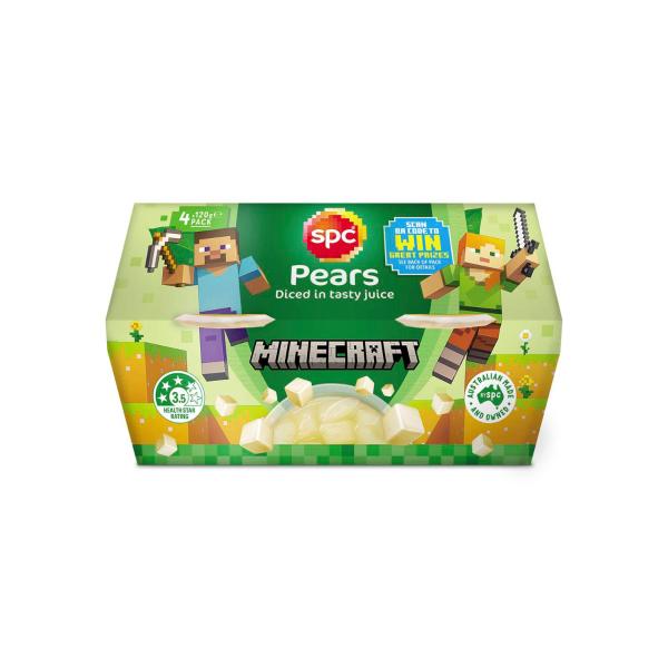 Aussie Diced Pears in Juice 120g
