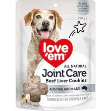 Love'em Joint Care Cookies Beef Liver Dog Treats 250g