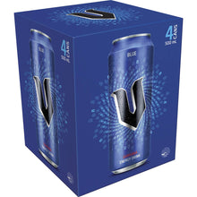 V Energy Blue Energy Drink Cans 500ml x 4 Pack