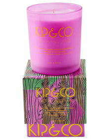 No Man's Land 10cm Soy Wax Candle Purple Glass
