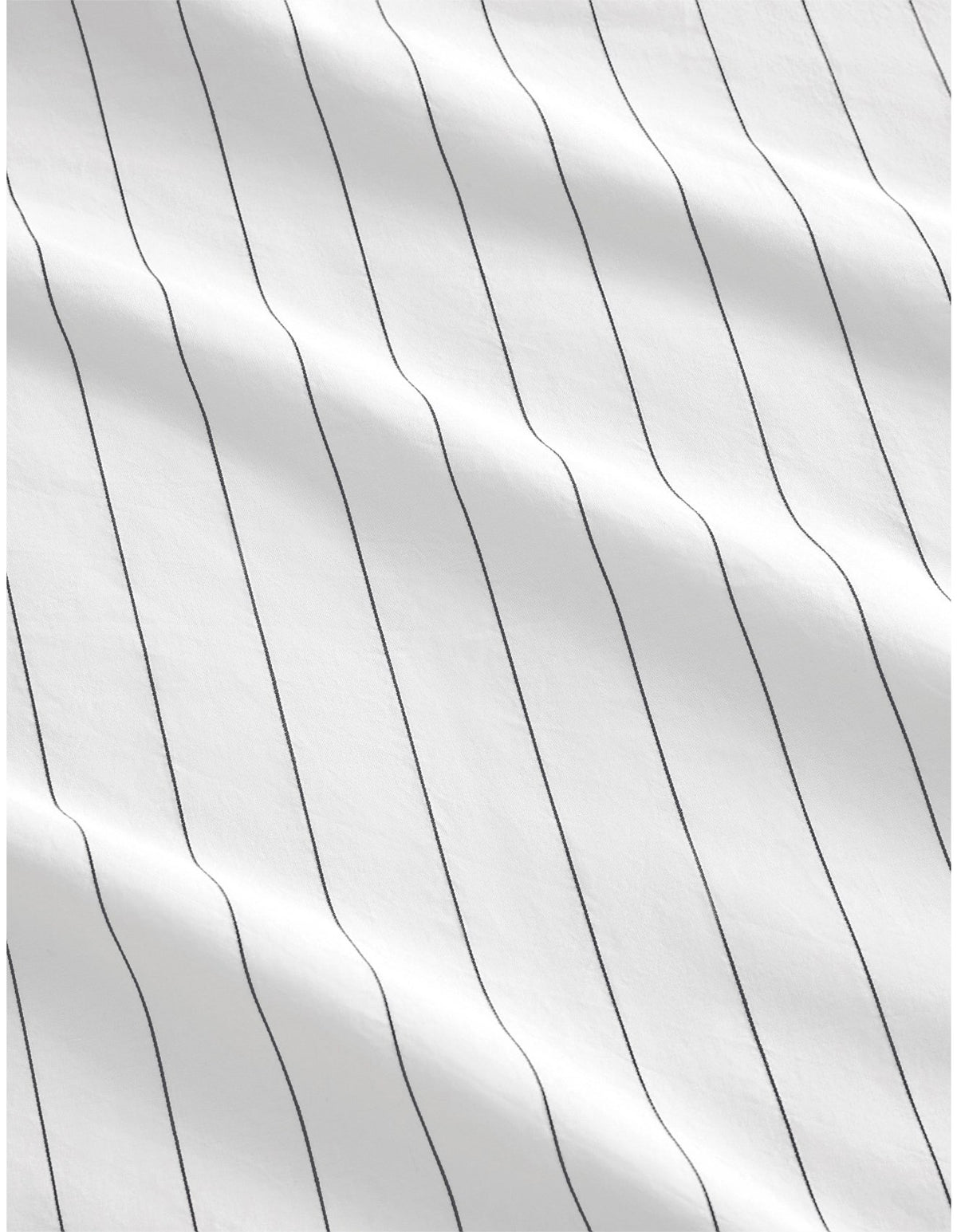 BAYLEY STRIPE WASHED PERCALE KING FITTED SHEET IN WHITE