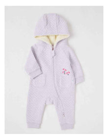 Quilted Coverall in Lavender