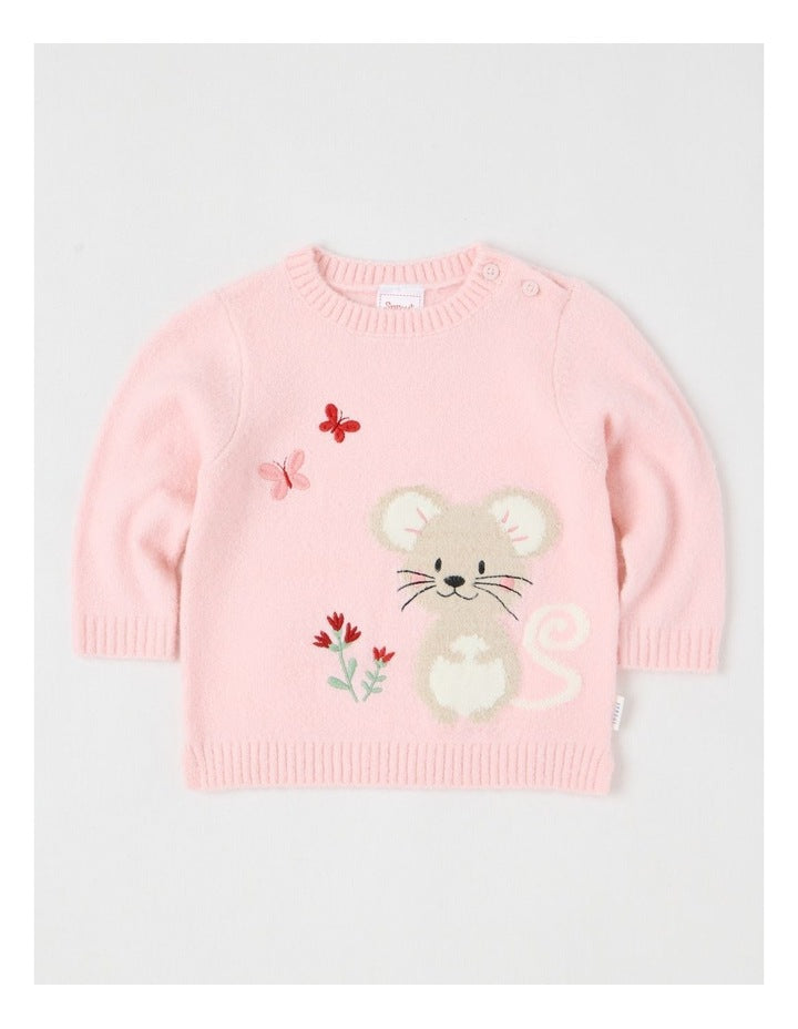 Mouse Jumper in Blush