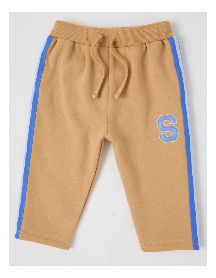 Spliced Trackpants in Tan