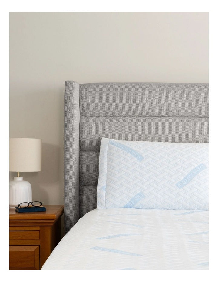 Cooling Waterproof Pillow Protector Twin in White