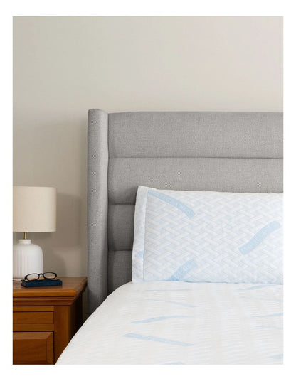 Cooling Waterproof Pillow Protector Twin in White