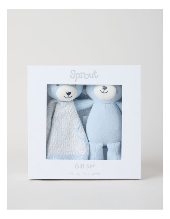 Newborn Teddy Bear Gift Box Blues