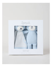 Newborn Teddy Bear Gift Box Blues