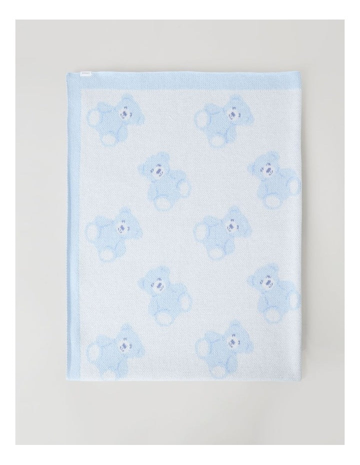 Newborn Teddy Bear Gift Box Blues
