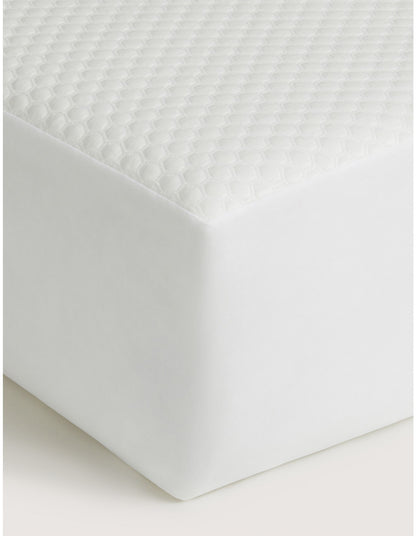 COOL TOUCH SUPER KING MATTRESS PROTECTOR IN PURE WHITE