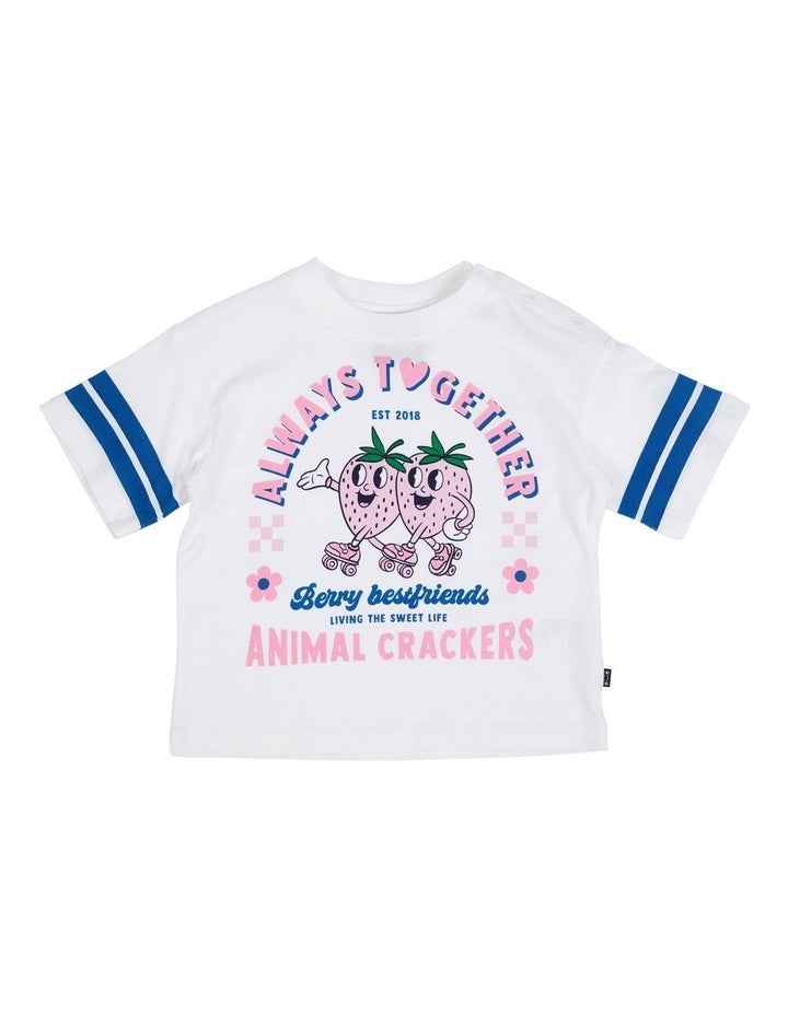 Sweet Life Short Sleeve Tee in Vintage White