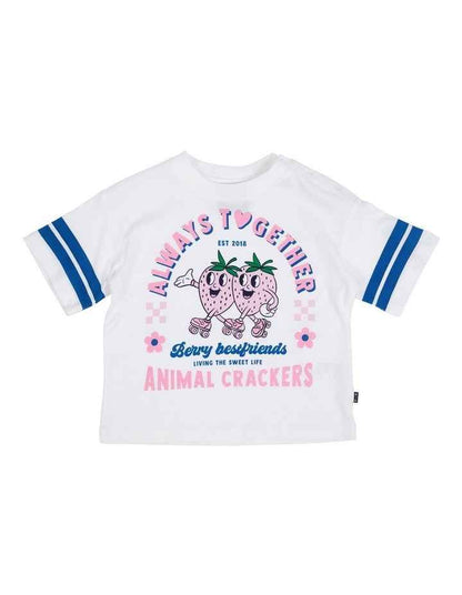 Sweet Life Short Sleeve Tee in Vintage White