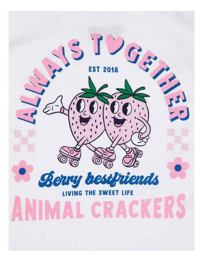 Sweet Life Short Sleeve Tee in Vintage White