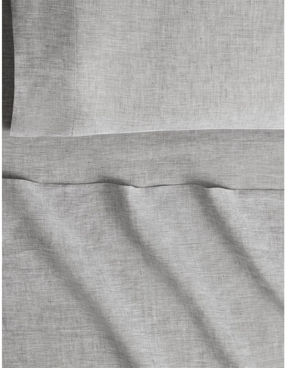 ABBOTSON QUEEN FLAT SHEET IN GREY MARLE
