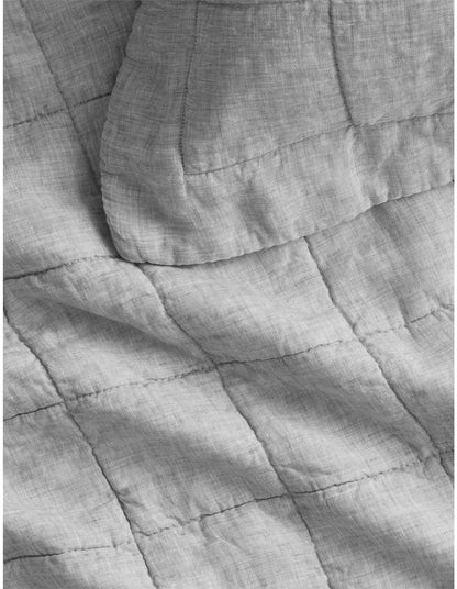 ABBOTSON STANDARD PILLOWCASE SHAM IN GREY MARLE