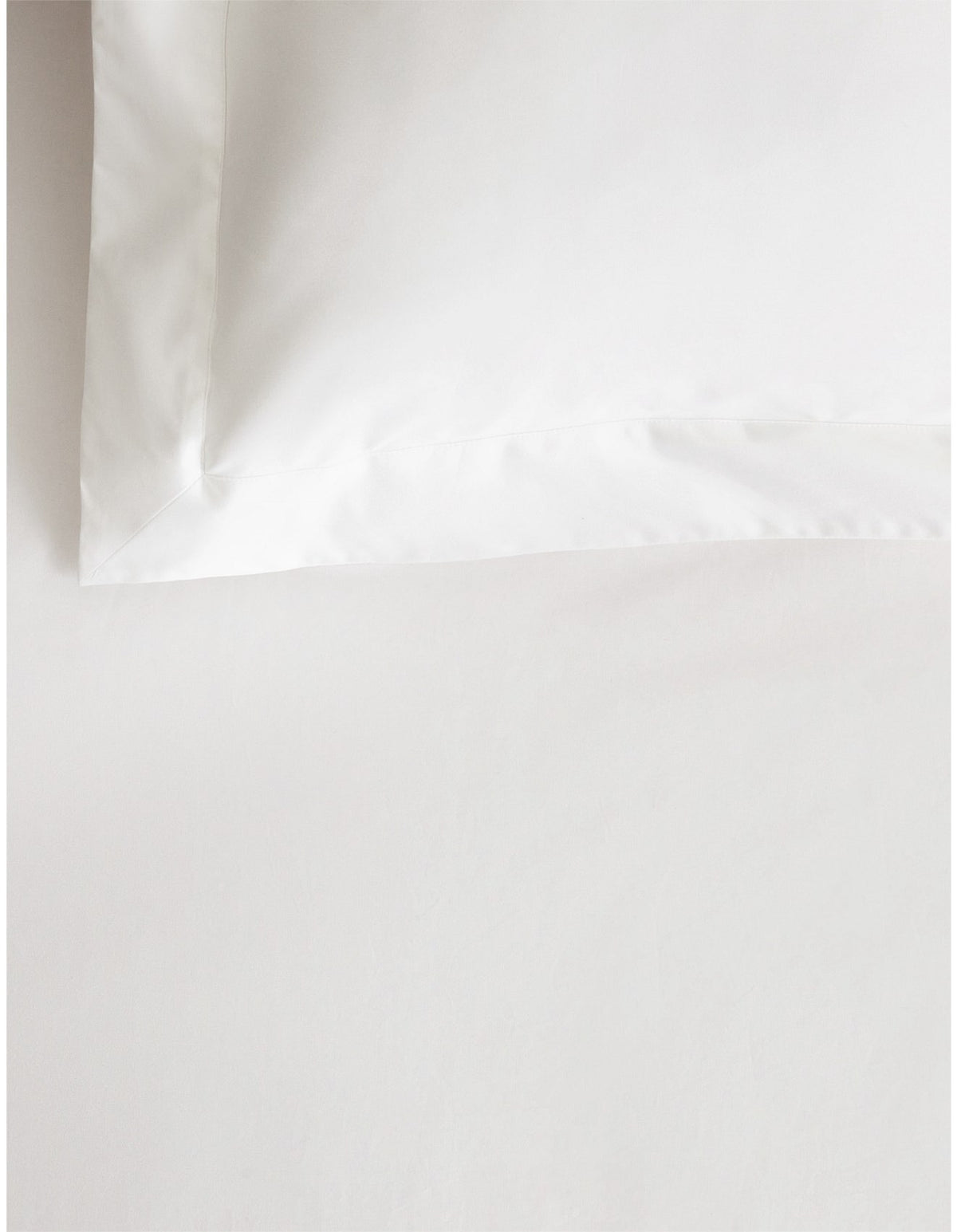 1200TC ULTIMATE SATEEN QUEEN 40CM FITTED SHEET IN SNOW