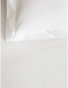 1200TC ULTIMATE SATEEN QUEEN 40CM FITTED SHEET IN SNOW