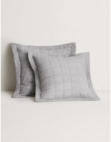 ABBOTSON EUROPEAN SHAM IN GREY MARLE