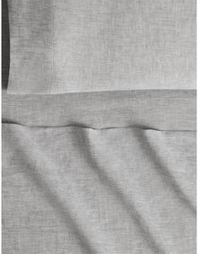 ABBOTSON KING FLAT SHEET IN GREY MARLE