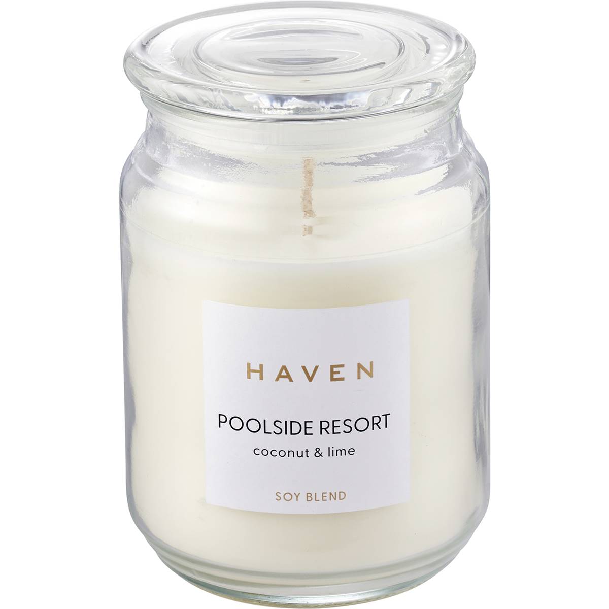 Haven Poolside Resort Coconut & Lime Soy Blend Candle each