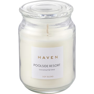 Haven Poolside Resort Coconut & Lime Soy Blend Candle each