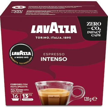 Lavazza Intenso Coffee Pods A Modo Mio 16 pack