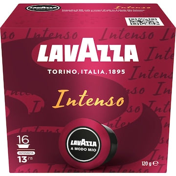 Lavazza Intenso Coffee Pods A Modo Mio 16 pack