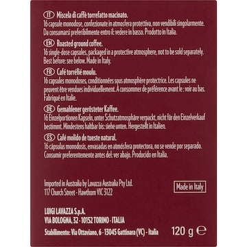 Lavazza Intenso Coffee Pods A Modo Mio 16 pack