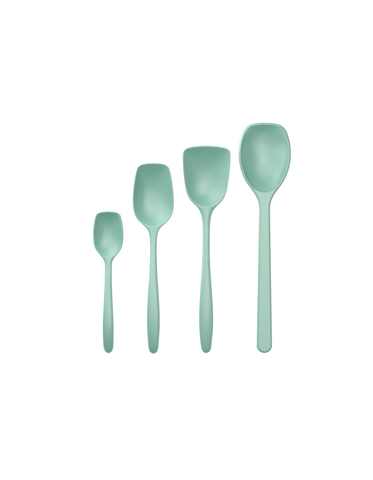 CLASSIC COOKING SPOON SET OF 4 NORDIC GREEN