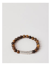 Semi Precious Bracelet in Brown