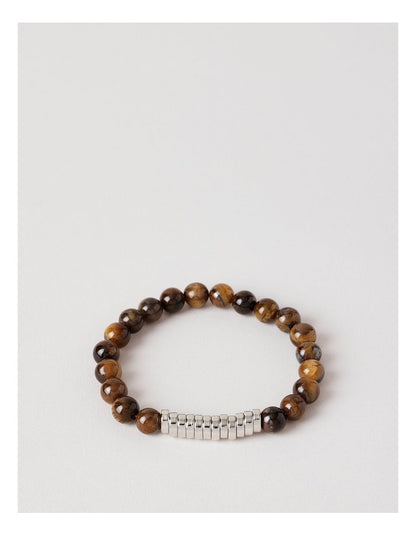 Semi Precious Bracelet in Brown