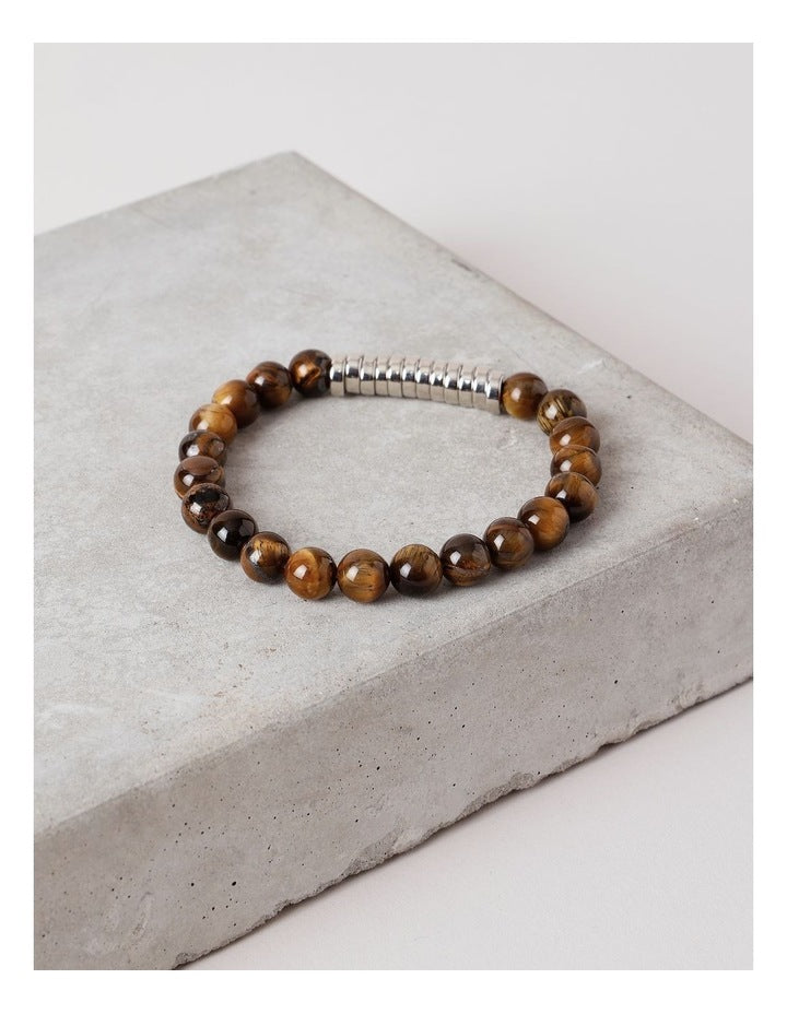 Semi Precious Bracelet in Brown