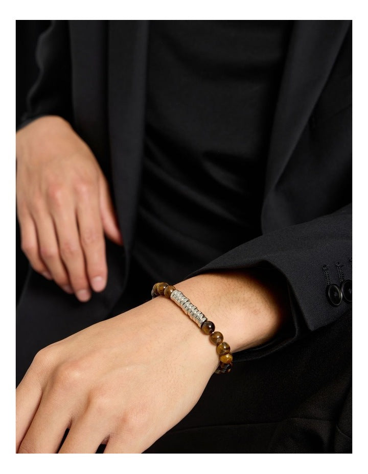 Semi Precious Bracelet in Brown