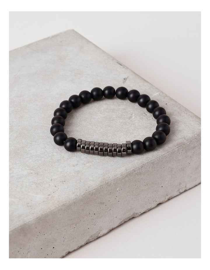 Semi Precious Bracelet in Black