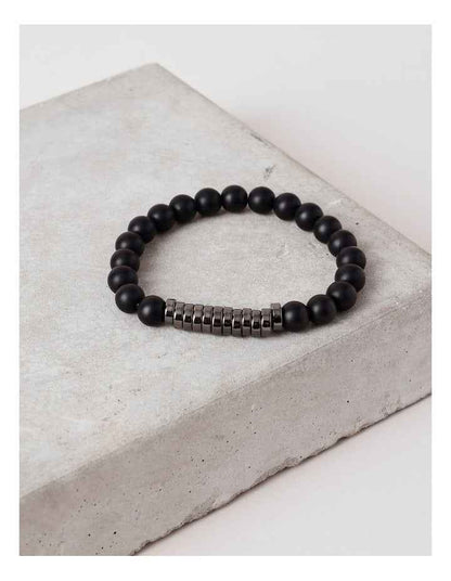 Semi Precious Bracelet in Black