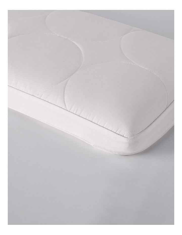 MiniJunior Kids MemorySupport Memory Foam Pillow with Quilted Wool Cotton Cover
