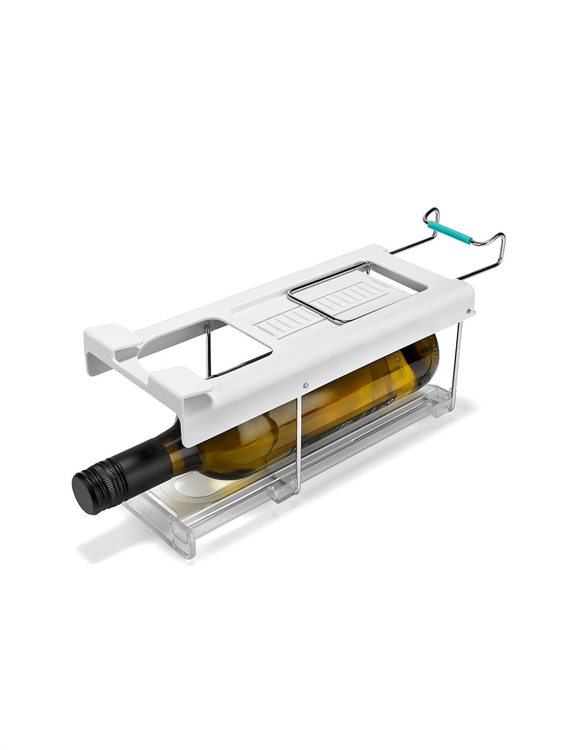 FridgeStore 27cm Under Shelf Bottle Holder White