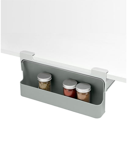 CupboardStore 32cm Under Shelf Spice Rack Grey