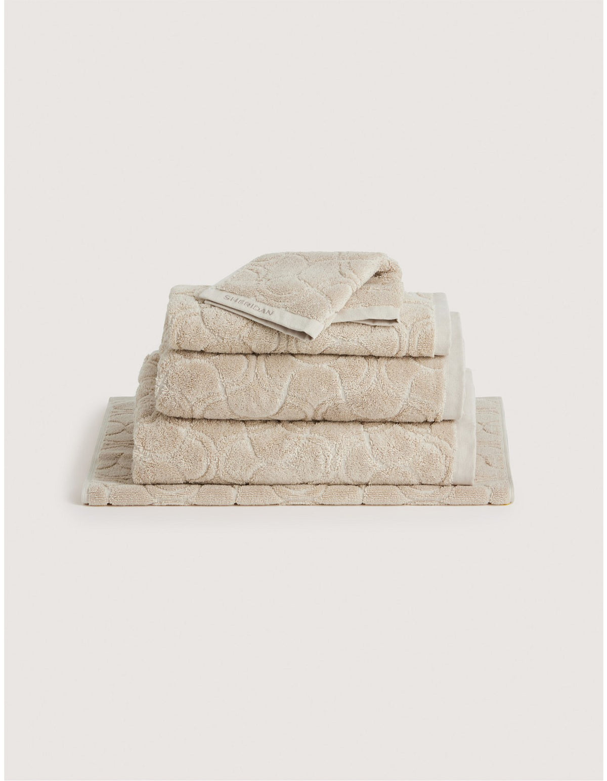 ULTIMATE INDULGENCE DECO BATH MAT IN LIMESTONE