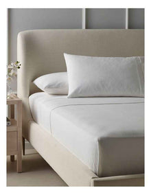 Cotton Flannelette Sheet Set in White